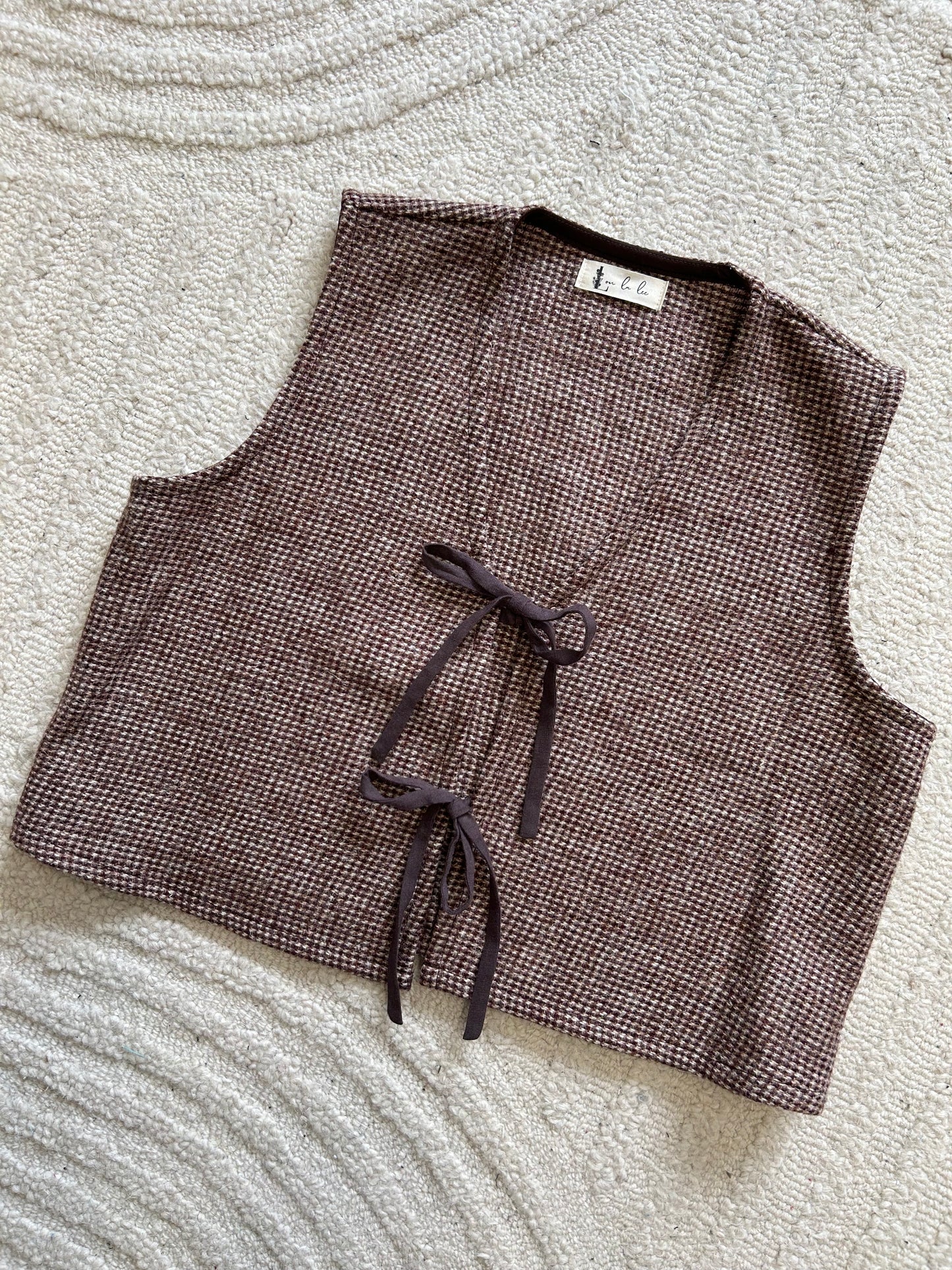 Dahlia waistcoat top - Size L/14