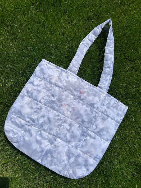 Zero waste quilted tote bag