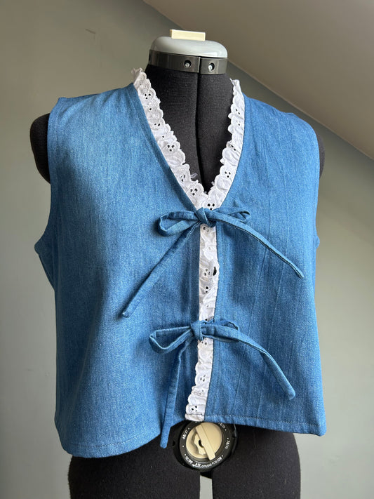 Dahlia waistcoat top - Size S/10