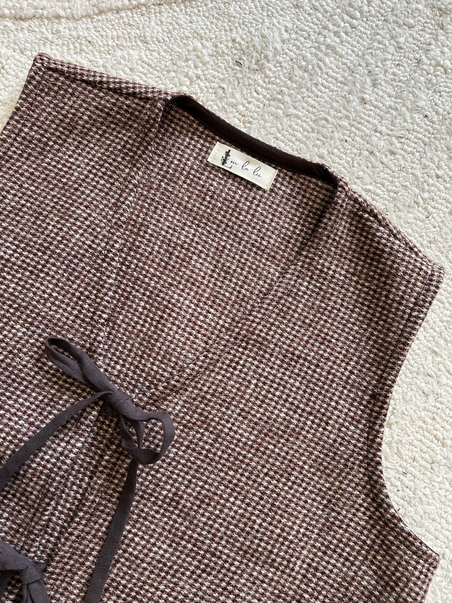 Dahlia waistcoat top - Size L/14