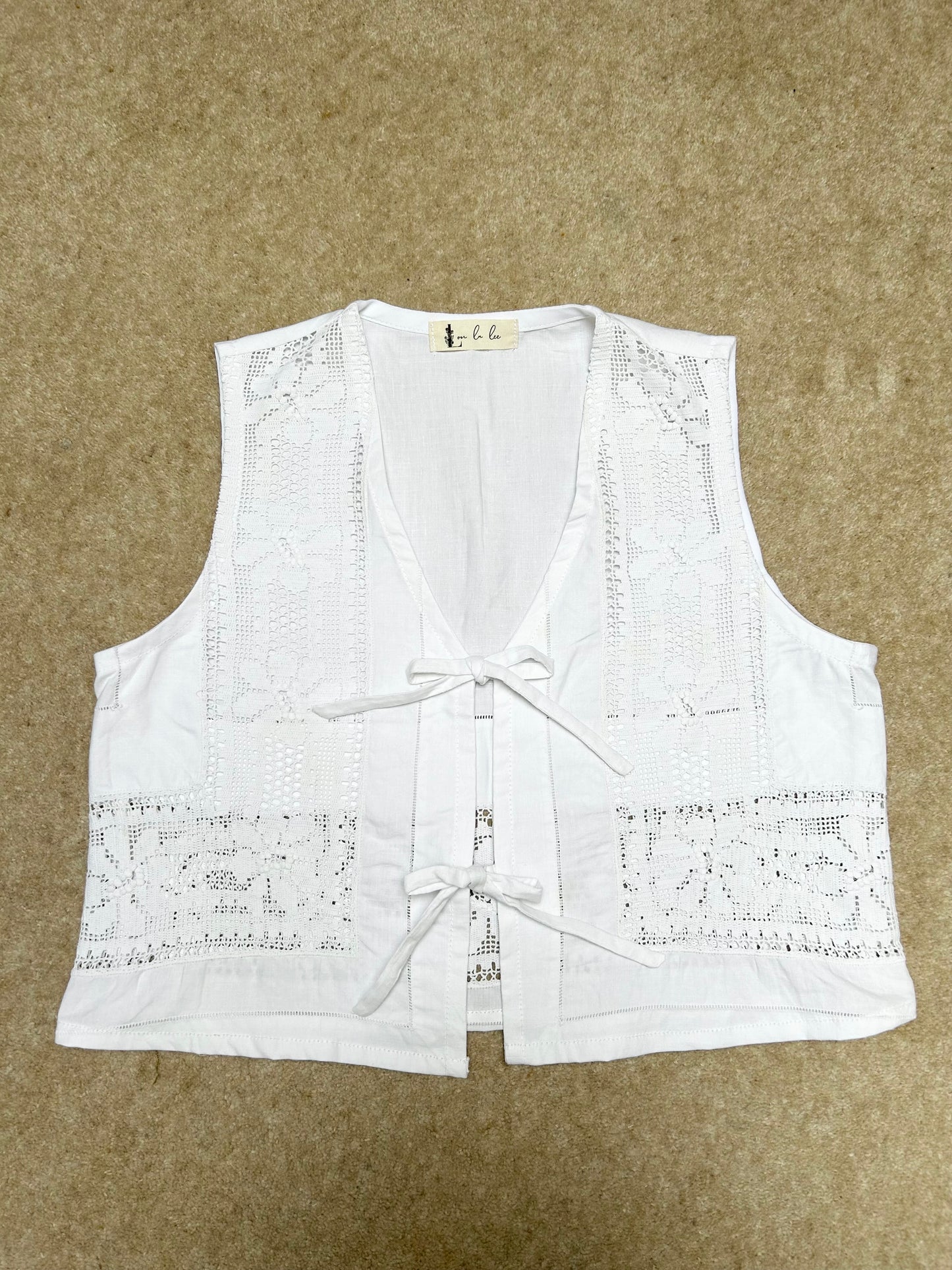 Dahlia waistcoat top - Size XS/8