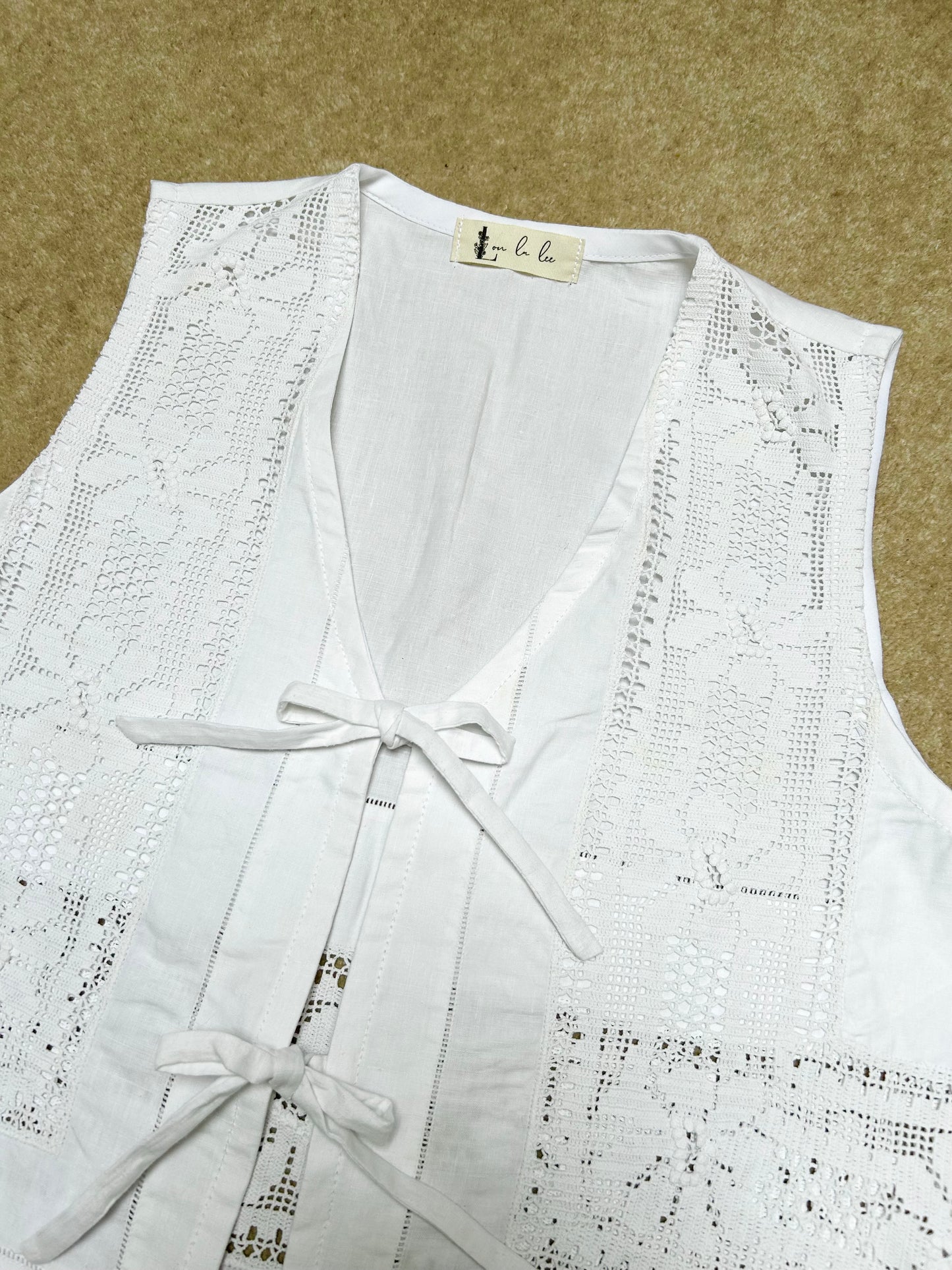 Dahlia waistcoat top - Size XS/8