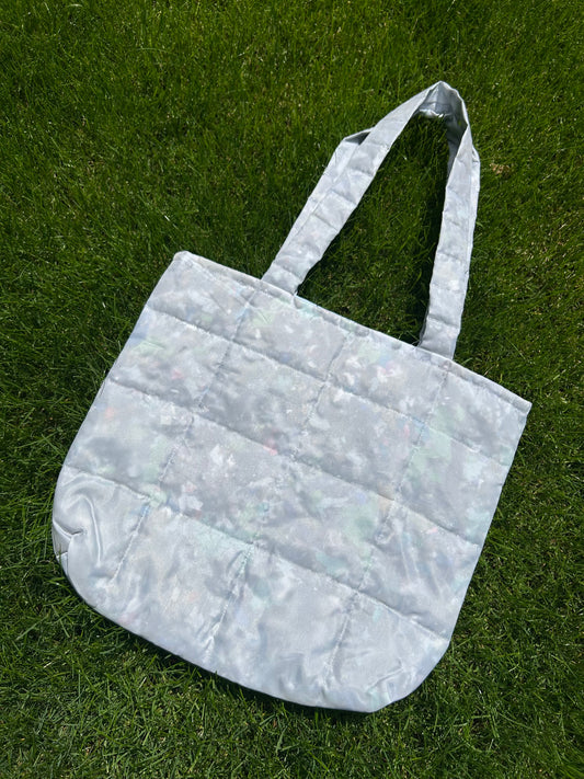 Zero waste quilted tote bag